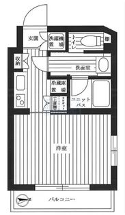 ルーブル富士見台【2階】の間取り