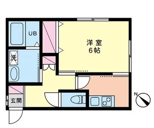 アリエスA棟【1階】の間取り