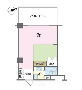恩納マリンビューパレス【3階】の間取り