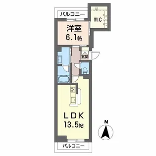 サンフェリーチェII【2階】の間取り
