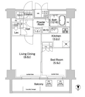 コンフォリア春日富坂【12階】の間取り