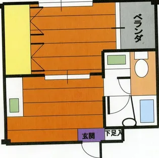 メゾン.デ.ラ.メール【3階】の間取り