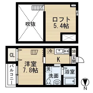 グリーン・ノア【2階】の間取り