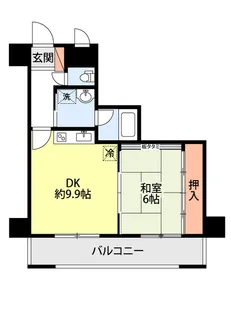 ダイアパレス長岡蔵王【5階】の間取り