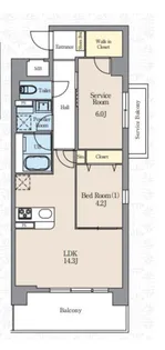 アーバン トレジャー ケヤキ【2階】の間取り