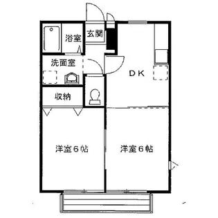 グレイスせせらぎ【1階】の間取り