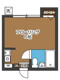 メゾンイースト【1階】の間取り