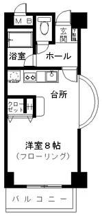 カーサ中島【3階】の間取り