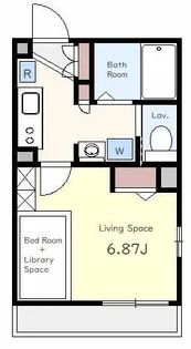 ピュール池袋【1階】の間取り