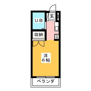 グリーンハイツ【1階】の間取り