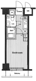 東京都港区高輪2【マンション】の間取り