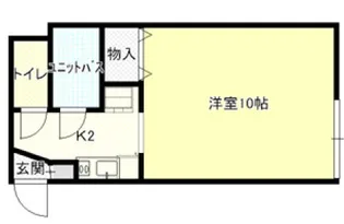 エスティーム皆実【4階】の間取り