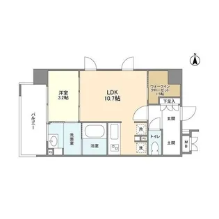 東京都台東区浅草6【マンション】の間取り