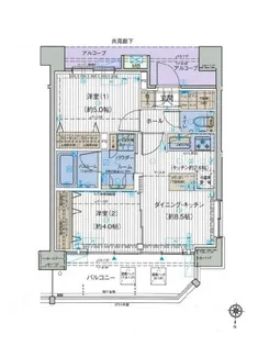 東京都墨田区緑1【マンション】の間取り