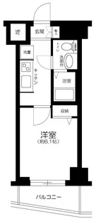 東京都港区高輪2【マンション】の間取り