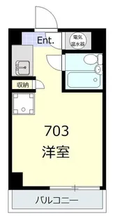 ヴェラハイツ日本橋【7階】の間取り