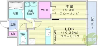 グランテージ向山【2階】の間取り