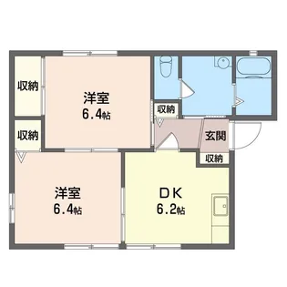 リヴェール【1階】の間取り