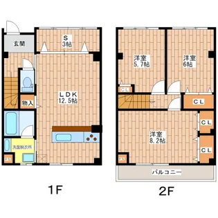 EASTRITZ(イーストリッツ)巽の間取り