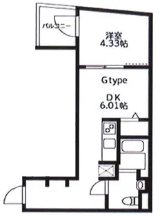 U Residence武蔵小山【3階】の間取り