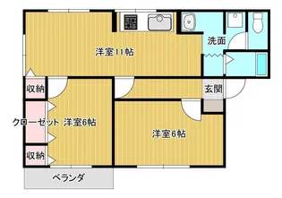 第2まるしげ【1階】の間取り