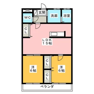 SPACE II【3階】の間取り