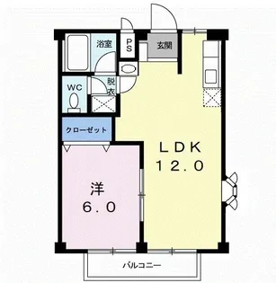 アーバンハイツタカハシ【2階】の間取り