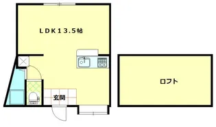 HSN長屋【1階】の間取り