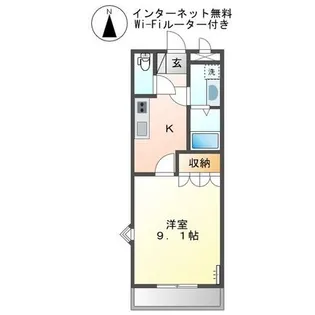 サンクチュアリー【1階】の間取り