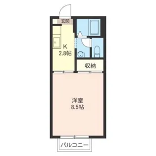 メゾン・ジュネス【2階】の間取り