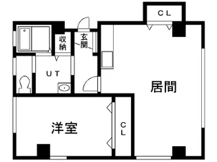 アーバン中央【3階】の間取り