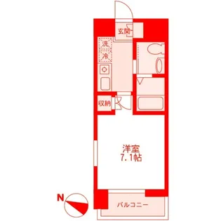 アース湘南台【2階】の間取り