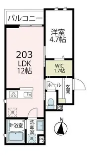 Sante Branche川崎【2階】の間取り