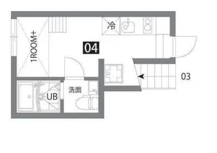 カラスヤマテラスN【2階】の間取り
