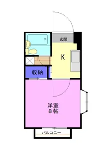 ダイサンコーポ103【2階】の間取り