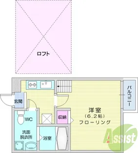 ブエナビスタ長町【2階】の間取り