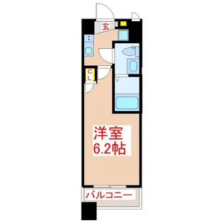 S-RESIDENCE照国ascent【11階】の間取り