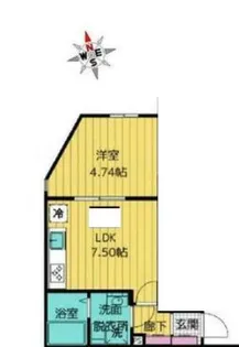 クリオ ラモード神楽坂【3階】の間取り