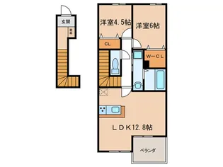 コートシャルマン【2階】の間取り