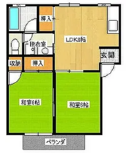 メゾンノーブル【1階】の間取り