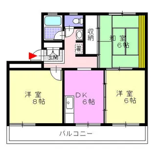 リヴェールKI【3階】の間取り