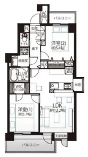 フェイム池袋西【5階】の間取り