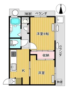 矢口マイコーポ【3階】の間取り