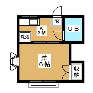 ウィル西国立【2階】の間取り