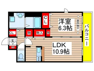 LE-CIEL MK【2階】の間取り