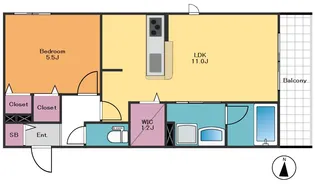 (仮称)多摩川2丁目メゾン【2階】の間取り