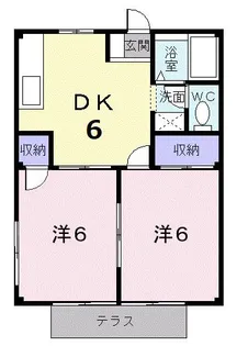 ルミネハイツ【1階】の間取り