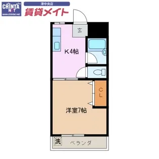 アムール【2階】の間取り