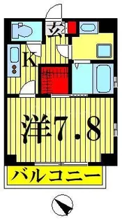 XEBEC押上II【4階】の間取り