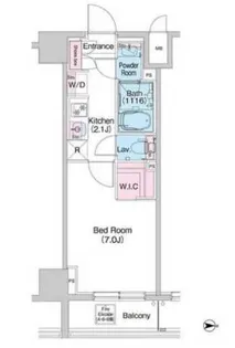 コンフォリア世田谷上馬【5階】の間取り